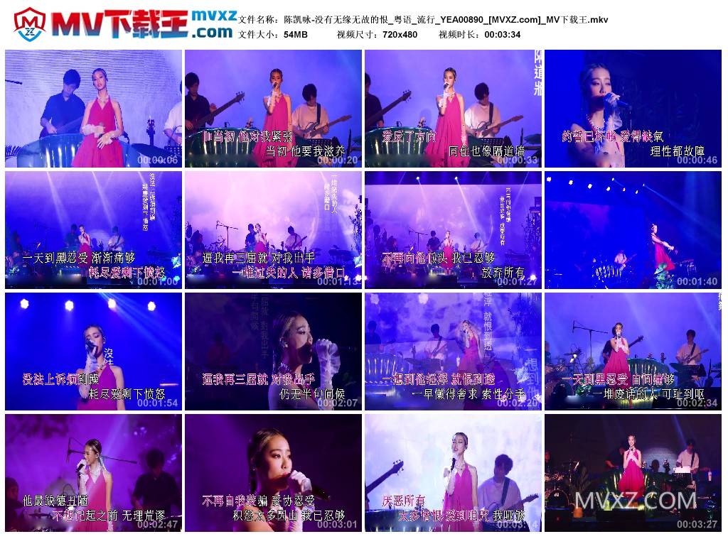 陈凯咏-没有无缘无故的恨_粤语_流行_YEA00890